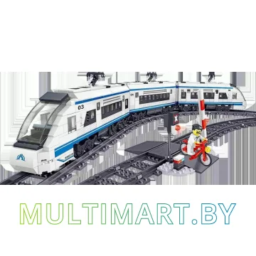 Конструктор Jisi Bricks Скоростной пассажирский поезд (QL0310) картинка 3